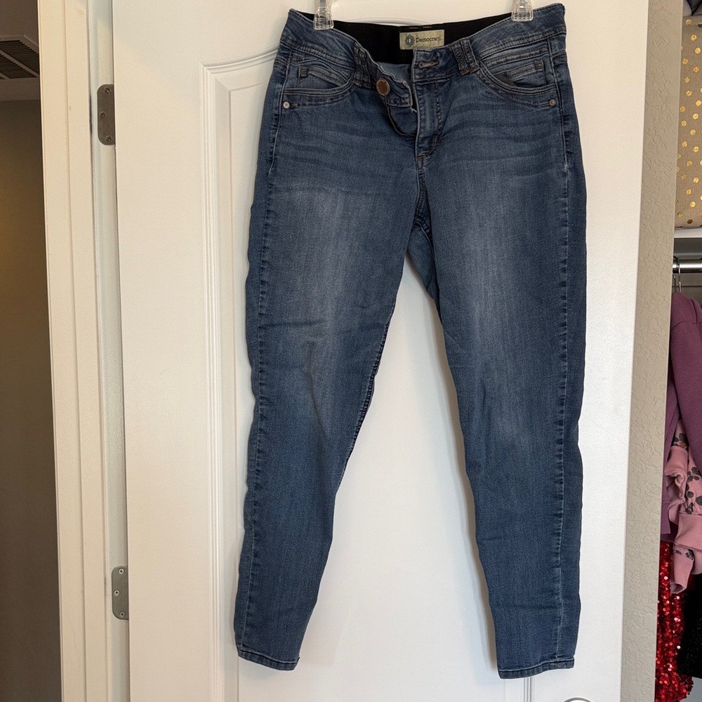 Democracy Dark Blue Ankle Jeans
